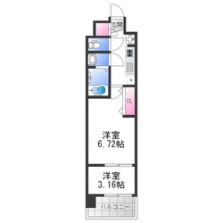 スプランディッド荒本駅前DUEの物件間取画像